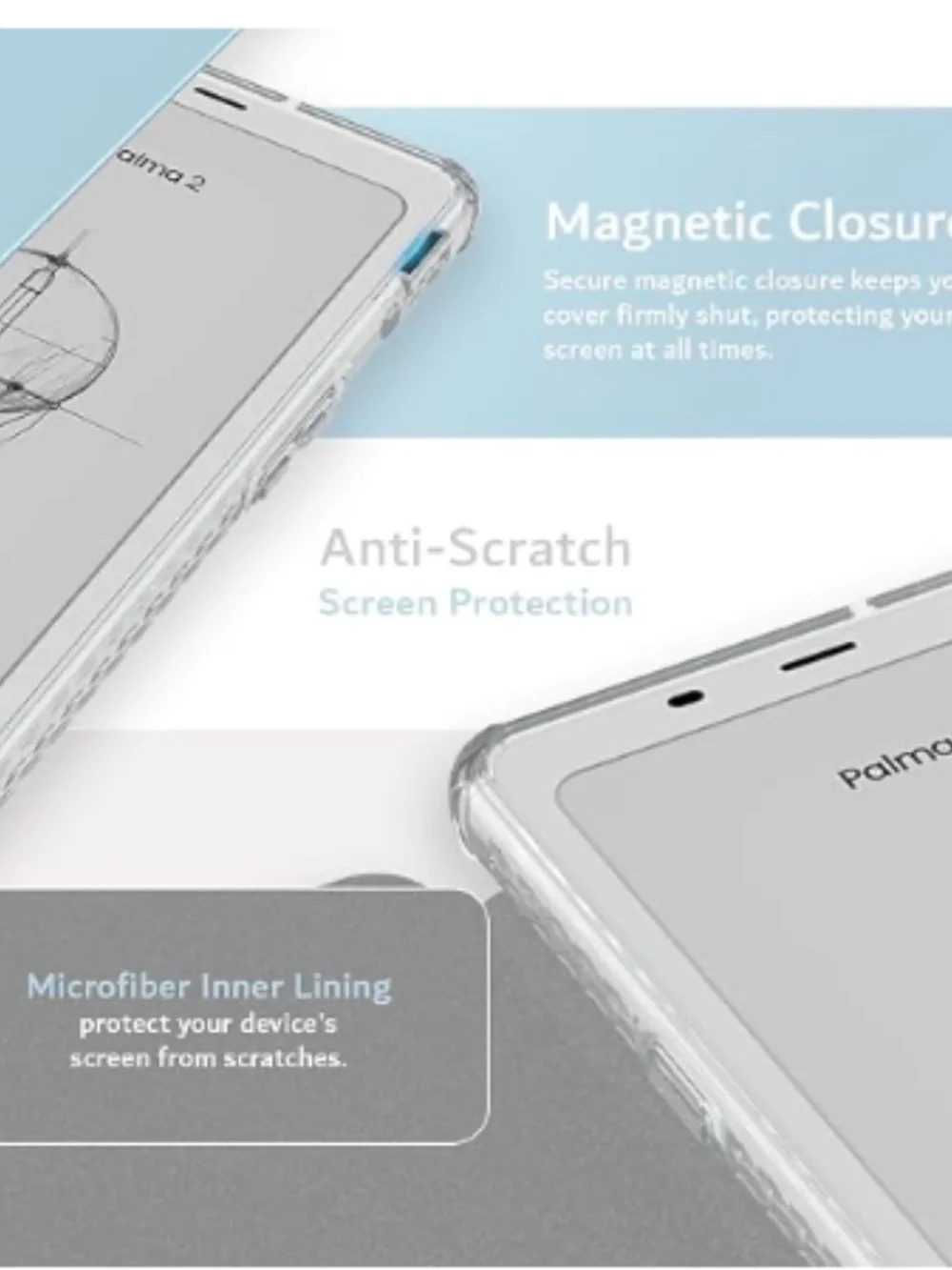 TUDIA SKN FLIP V2 Case for Onyx Boox Palma 2